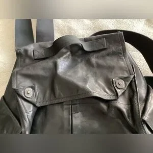 Mix Miu Modern Black Leather Backpack with Fold-Over Top Miu Miu | Bags | Mix Miu Modern Black Leather Backpack With  main image 3